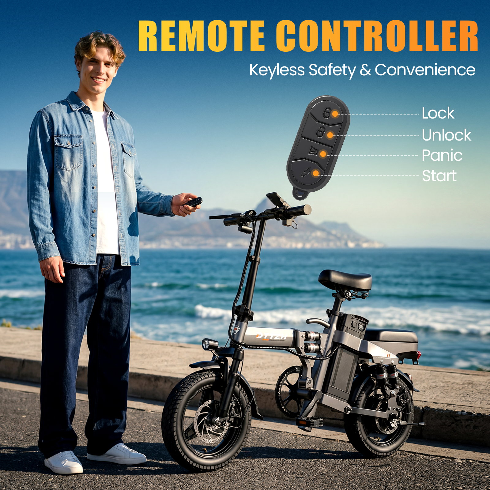 DTTZH A12 Foldable Electric Bi - Commuter Biking avis et prix