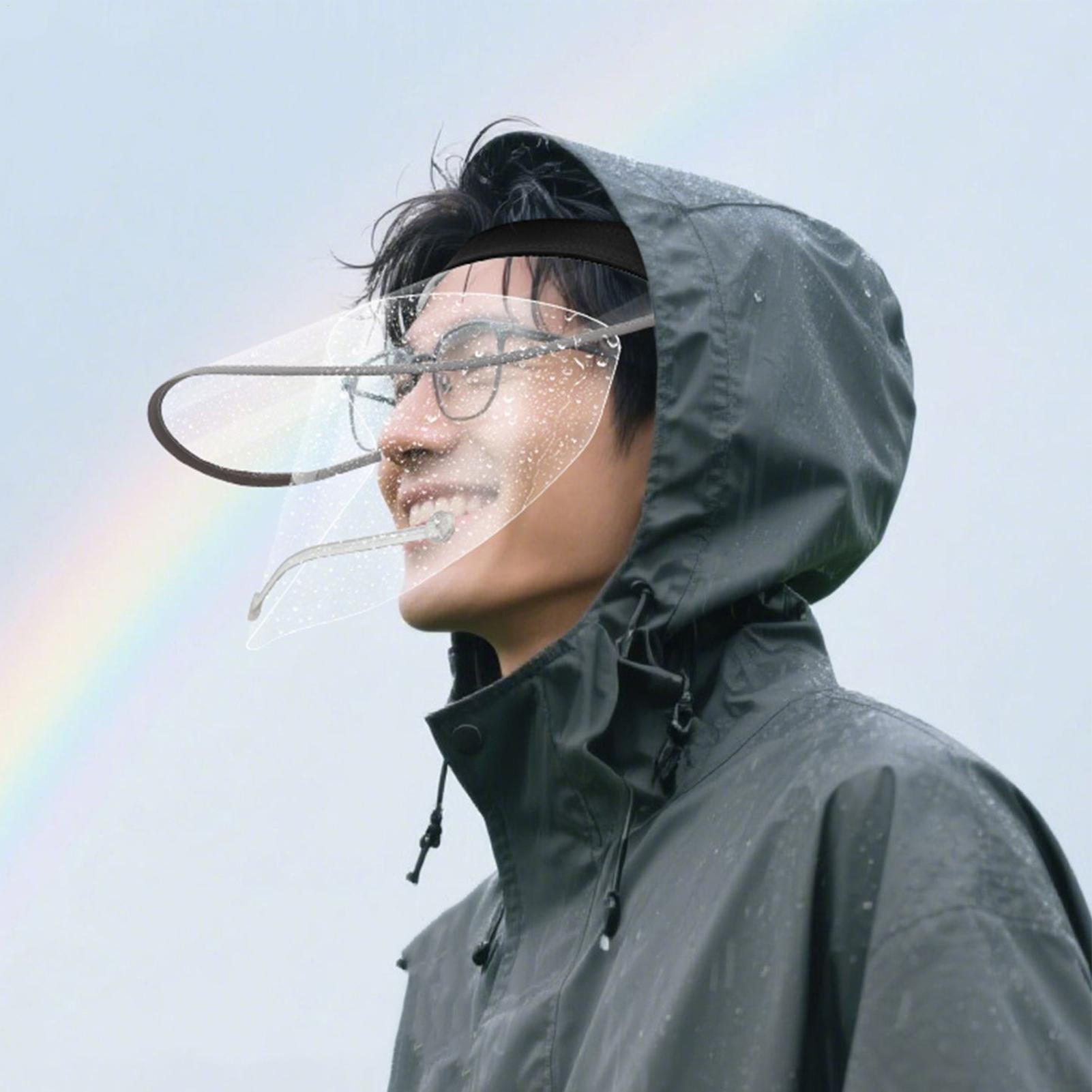 Rain Face Cover With Elastic H - Cycling Commute In Rain avis et prix