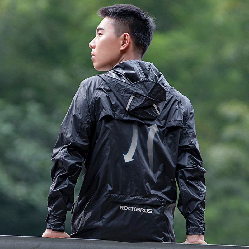 ROCKBROS Waterproof Cycling Ra - Cycling Rain Jacket Commute avis et prix